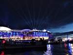 Hamburg am 9.9.2017, Auslaufparade Cruise/Blue Days, Elbe Höhe Überseebrücke /
AIDAprima (Foto mit freundlicher Genehmigung von Udo Heineken)

