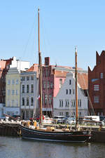 Haikutter HANSINE (FN 121) am 07.05.2020 in Lübeck