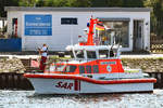 SAR-Schiff HANS INGWERSEN am 16.08.2020 im Hafen von Lübeck-Travemünde
