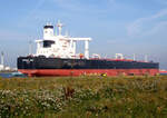 Oil Tanker KAMAKSHI PREM (IMO:9331244) Flagge Marshallinseln am 08.05.2009 in Rotterdam Europoort Calandkanaal.