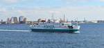 Mercandia IV der FORSEA (frueher HH-Ferries bzw. Scandlines) auf dem Öresund auf dem Weg von Helsingborg (S) nach Helsingoer (DK) am 25.05.2019.