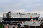 BLUE ASPIRE , Fahrzeugtransporter , IMO 9968607 , Baujahr 2024 , 200 x 38 m ,  23.12.2025 ,Cuxhaven , Alte Liebe ,