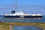 MAGNOLIA SEAWAYS , Fahrzeugtransporter , IMO 9259496 , 200 x  30 m , Baujahr 2003 , Cuxhaven - Alte Liebe , 08.04.2025 , 