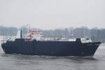 Die Valentia IMO-Nummer:8206533 Flagge:Liberia Lnge:89.0m Breite:19.0m beim einlaufen in den Hamburger Hafen aufgenommen am 23.01.2010 vom Yachthafen Finkenwerder am Rschpark.