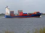 Andromeda J  Containerschiff     Lühe  24.04.2013