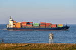 AKACIA , Feederschiff , IMO 9315020  , Baujahr 2004 , 149.14 x 22,5 m , 1008 TEU , 08.04.2025 , Cuxhaven - Alte Liebe , 