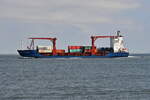 ARCTIC COMMANDER , Feederschiff , IMO 9143829 , Baujahr 1997 , 387 TEU , 100.57 x 16.5 m , 08.04.2025 , Cuxhaven - Alte Liebe , 