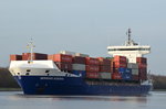 Die Bernhard Schepers IMO-Nummer:9492505 Flagge:Antigua und Barbuda Länge:151.0m Breite:23.0m Baujahr:2011 Bauwerft:Sainty Jiangdu Shipbuilding,Jiangdu China bei Fischerhütte im