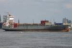 Containerfrachtschiff BJORG (IMO 9231834); Datum: 02.08.2026; Aufnahmeort: Elbe/Hafen Hamburg, Deutschland.