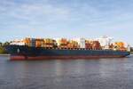 Containerfrachtschiff CZECH (IMO 9723241); Datum: 26.04.2026; Aufnahmeort: Elbe/Hafen Hamburg, Deutschland.