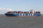 CMA CGM VELA,  DFUM2
L:347,0m  B:44,0m  Gt:99500 to
Flagge: Deutschland,  Baujahr: 2008