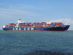 Container Ship CMA CGM Rossini - Terneuzen - 29-08-2024