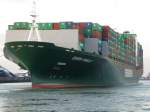 Das  Containerschiff  EVER  SMILE   in  Maasvlakte , Rotterdam !!