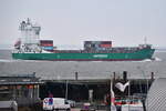 ELBINSEL , Feederschiff , IMO 9977426 , Baujahr 2024 , 170 x 26.9 m , 1400 TEU , Cuxhaven , Alte Liebe , 23.12.2025 ,
