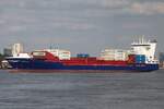 Containerfrachtschiff ELBSPRING (IMO 9462794); Datum: 02.08.2026; Aufnahmeort: Elbe/Hafen Hamburg, Deutschland.