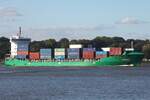Containerfrachtschiff ELBWIND (IMO 9483334); Datum: 22.09.2026; Aufnahmeort: Elbe/Hafen Hamburg, Deutschland.