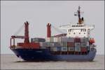 Der 1995 gebaute Feeder FLORENCE (IMO 9085601) luft am 24.08.2008 Bremerhaven an.