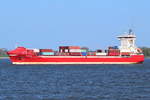 FREDERIK , Feederschiff , IMO 9328637 , Baujahr 2005 , 154.52 × 24.5m , 1200 TEU , 16.04.2019 , Grünendeich