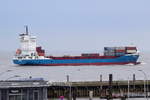 GRETE SIBUM , Feederschiff , IMO 9398773 , Baujahr 208 , 151.72 x 23.4 m , 1036 TEU , Cuxhaven , 17.03.2020