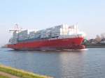 Feeder Schiff Helmut im NOK am 27.11.2014 um 14:10 auf der Reise von  ST.Petersburg nach Rotterdam.