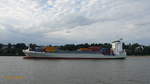 HENNEKE RAMBOW (IMO 9354430) am 14.8.201 Hamburg auslaufend, Elbe Höhe Bubendeyufer /   Feederschiff / BRZ 9.981 / Lüa 134,44 m, B 22,5 m, Tg 8,71 m / 1 Diesel, MAK 9 M 43, reduz.