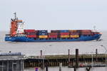 JORK RULER , Feederschiff , IMO 9328027 , Baujahr 2006 , 140.59 x 22.01 m , 803 TEU , Cuxhaven , 17.03.2020