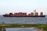 KOTA LAGU , Containerschiff , IMO 9322308 , 260.61 x 32.3 m , Baujahr 2006 , 4253  TEU , 21.04.2022 , Cuxhaven