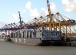 MSC Amsterdam Containerschiff am 29.08.16 in Bremerhaven