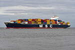 MSC ALINA , Containerschiff , IMO 9695016 , Baujahr 2014 , 300 x 48 m , 9000 TEU , 29.10.2025 ,Cuxhaven , Alte Liebe , 