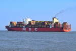 MSC COTONOU VIII , Containerschiff , IMO  9983671 , Baujahr 2024 , 272 x 43 m , 7900 TEU , 15.04.2026 , Alte Liebe Cuxhaven