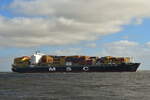 MSC MADRID , Containerschiff , IMO 9480198 , Baujahr 2011 , 270 x 40 m , 5550 TEU , 27.05.2026 , Cuxhaven-Alte Liebe