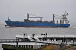 NCL AVEROY , Feederschiff , IMO 9326990 , 134 x 24 m , Baujahr 2006 , 868 TEU , 11.04.2025 , Cuxhaven - Alte Liebe , 