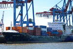 Die NORDIC ITALIA ,Feederschiff, IMO-Nummer:9474395 Flagge:Portugal L�nge:158.0m Breite:24.0m Baujahr:2012
Bauwerft:Nanjing Wujiazui Shipbuilding,Nanjing China aufgenommen am 23.06.26 im Hamburger Hafen.