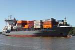 Containerfrachtschiff NEUENFELDE (IMO 9231846); Datum: 28.05.2026; Aufnahmeort: Elbe/Hafen Hamburg, Deutschland.
