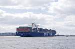 CMA CGM Pelleas elbeabwrts Hhe Hamburg am 4.5.2010