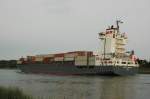 OOCL Finland ein Containerschiff Heimat London  IMO Nr.: 9354351 gesehen am 21.07.2011 auf dem Nord-Ostsee-Kanal bei Sehestedt.