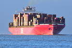 ONE OLYMPUS , Containerschiff , IMO 9312987 , Baujahr 2007 , 336 x 45.8 m , 8628 TEU , Cuxhaven , 16.03.2020