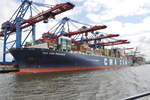 die CMA CGM  Pegasus  am 13.05.2012 im Hamburger Hafen  IMO:9399210 