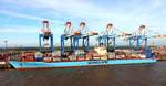 Das 294m lange Containerschiff Seago Felixstowe am 28.05.17 in Bremerhaven