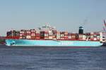 Containerfrachtschiff SAN RAPHAEL MAERSK (IMO 9622253); Eigner/Betreiber: Maersk; Datum: 18.03.2026; Aufnahmeort: Elbe/Hafen Hamburg, Deutschland.