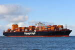 TAYMA EXPRESS , Containerschiff , IMO 9525895 , Baujahr 2012 , 366 x 48 m , 13296 TEU , 27.10.2025 , Cuxhaven , Alte Liebe 