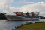 VERA RAMBOW Containership auf dem NOC am 06.06.2020 bei Sehestedt Richtung Kiel.
IMO.: 9432220. Heimat: Hamburg
