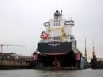 WARNOW VAQUITA im Schwimmdock der Norderwerft in Hamburg (20.09.12)