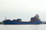Die WYBELSUM IMO-Nummer:9386976 Flagge:Gibraltar Länge:161.0m Breite:25.0m Baujahr:2008 Bauwerft:Shandong Province Weihai Shipyard,Weihai China einlaufend nach Hamburg vom Fähranleger