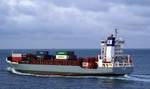 Das 134m lange Containerschiff X Press Etna ausgehend Southampton am 05.06.17
