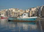 Die  Atlantic Ocean  ist eigentlich ein Fall zum abwracken, aber Sie liegt im Hafen von Sliema (Malta) und rostet vor sich hin.