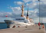 MS ATLANTIS am Anleger Helgoland im Oktober 2012