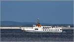 Die 1967 gebaute ADLER XI (IMO 6720834) auf der Ostsee vor Swinemünde. Dieses Fahrgastschiff hat eine GT/BRZ von 173, ist 33,75 m lang, 6,60 m breit und nimmt bis zu 195 Passagiere an Bord. Heimathafen ist das Seebad Heringsdorf. Frühere Namen: DYBBOL, HOLTENAU, WAPPEN VON CUXHAVEN. Aufgenommen vom Strand in Heringsdorf am 05.05.2019.