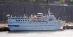 Das 92m lange Passagierschiff BIRGER JARL am 21.05.18 in Stockholm