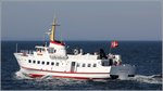 Die 1967 auf der Husumer Schiffswerft gebaute ERTHOLM (IMO 6720860) macht sich am 25.08.2016 von den dänischen Erbseninseln auf den Weg nach Gudhjrem (Bornholm). Dies Fahrgastschiff ist 36 m lang, 7 m breit und bietet 223 Passagieren Platz. Heimathafen ist Christiansø auf den Erbseninseln (Dänemark). 